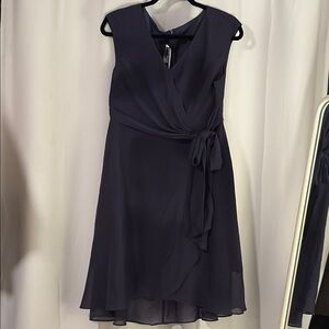 JJs House Deep Blue Midi Dress